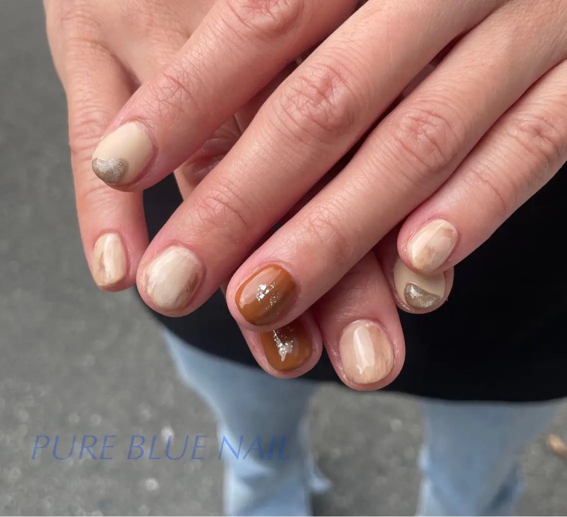 ネイル PURE BLUE NAILのネイルデザイン