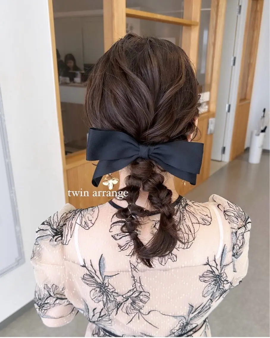 ヘアアレンジ ヘアセット 服部 真帆のヘアスタイル