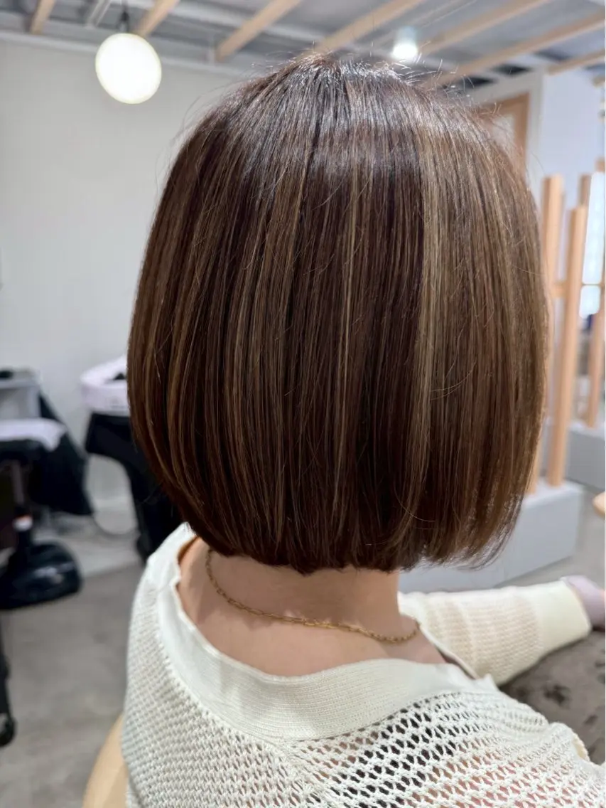 ショート カラー ハイライトカラー ハイライト ヘアカラー 鈴木 千尋のヘアスタイル