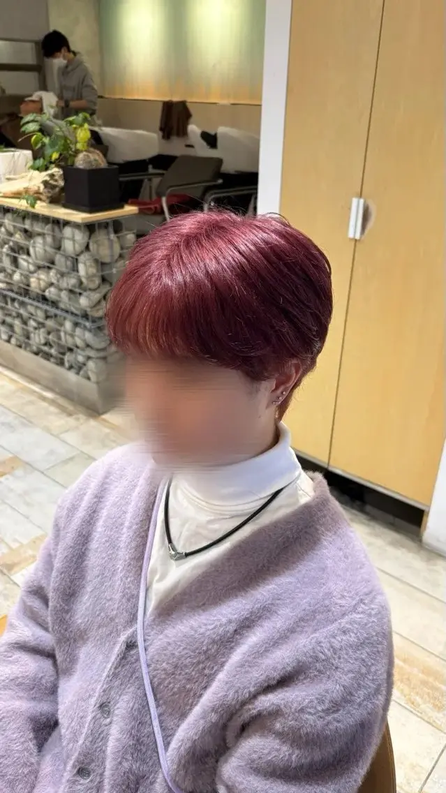 【ハイトーンしたい方向け🌈】ケアブリーチ➕ダブルカラーの写真
