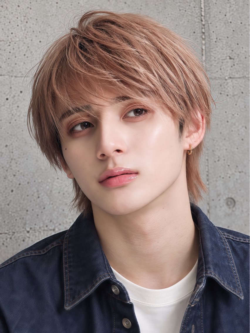 ショート カラー メンズ メンズハイトーン ベージュカラー ハイトーンカラー ミルクティーベージュ ヘアカラー メンズ/簡単 垢抜けヘア/YUTAのヘアスタイル