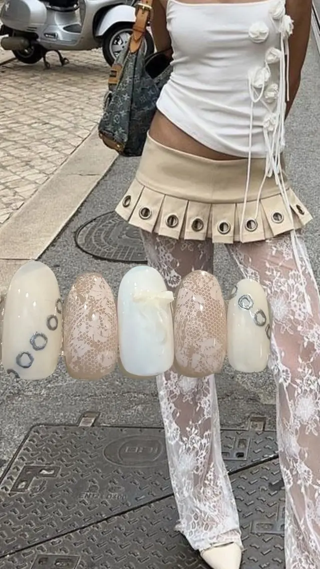 定額y2kデザイン｟派手さ☆☆｠オフあり/お店の30種類近いデザインからお選びいただけますの写真