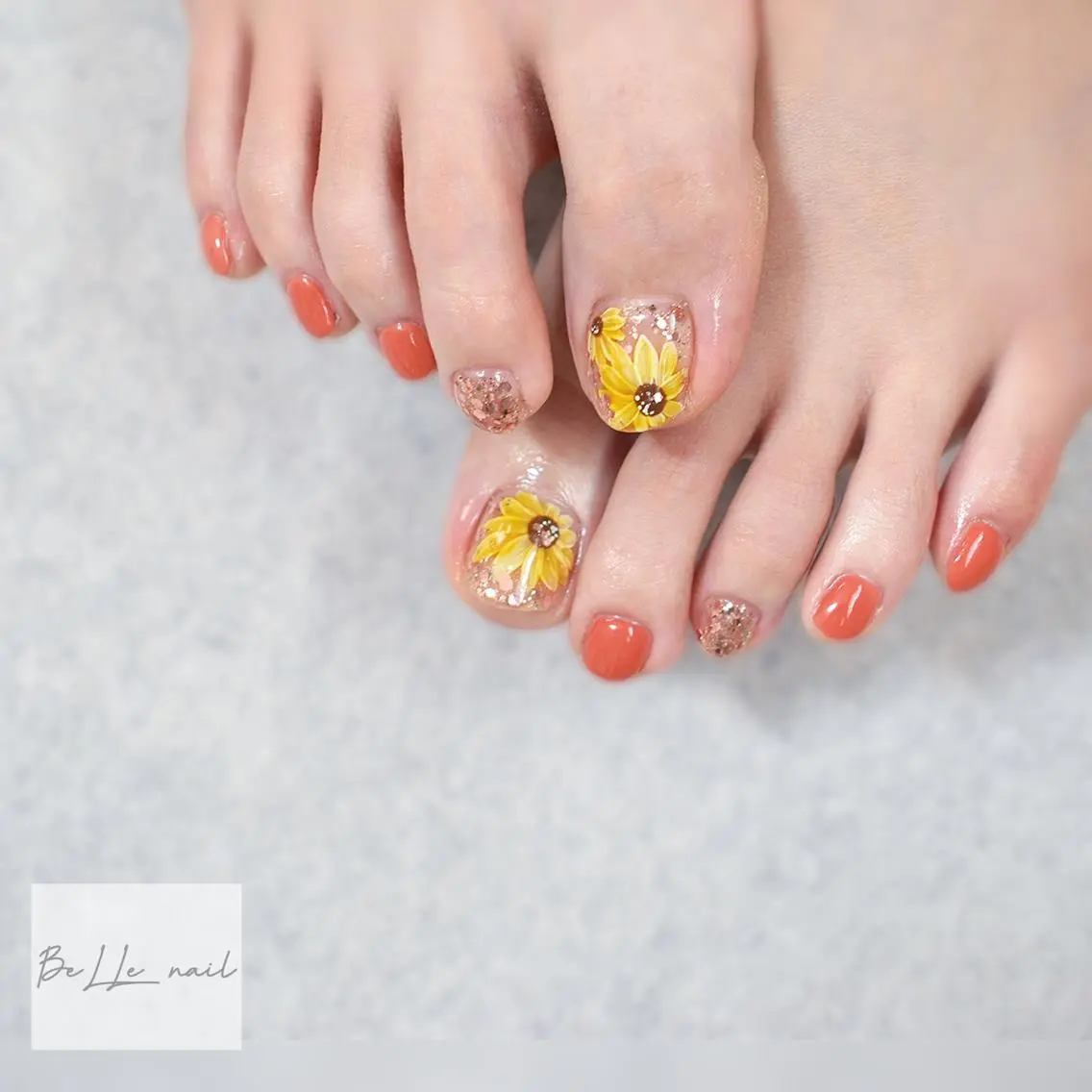 ネイル フットネイル BeLLe nailのネイルデザイン