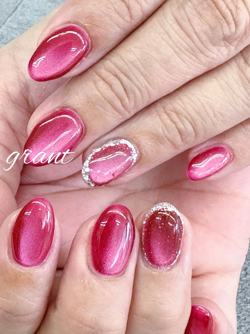 ネイル マグネットネイル nailsalon grantのネイルデザイン
