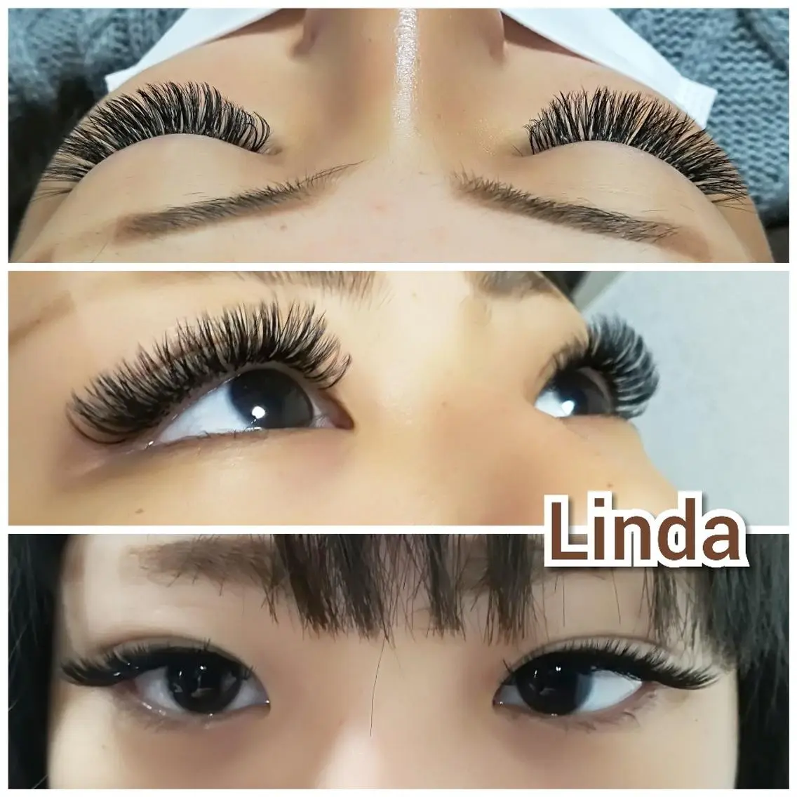 マツエク・マツパ 付け放題 ボリュームラッシュ linda lashesのマツエク・マツパデザイン