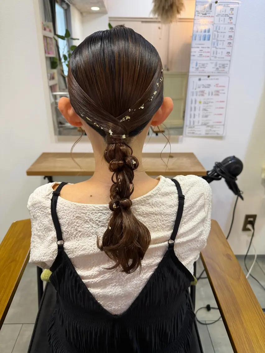 セミロング ヘアセット maya マヤのヘアスタイル