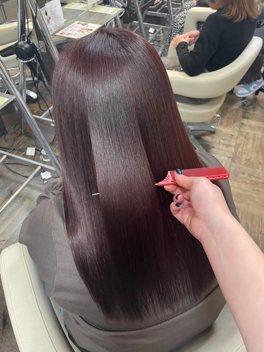セミロング カット ヘアカラー <髪質改善>河野 🍑AVANCE.のヘアスタイル