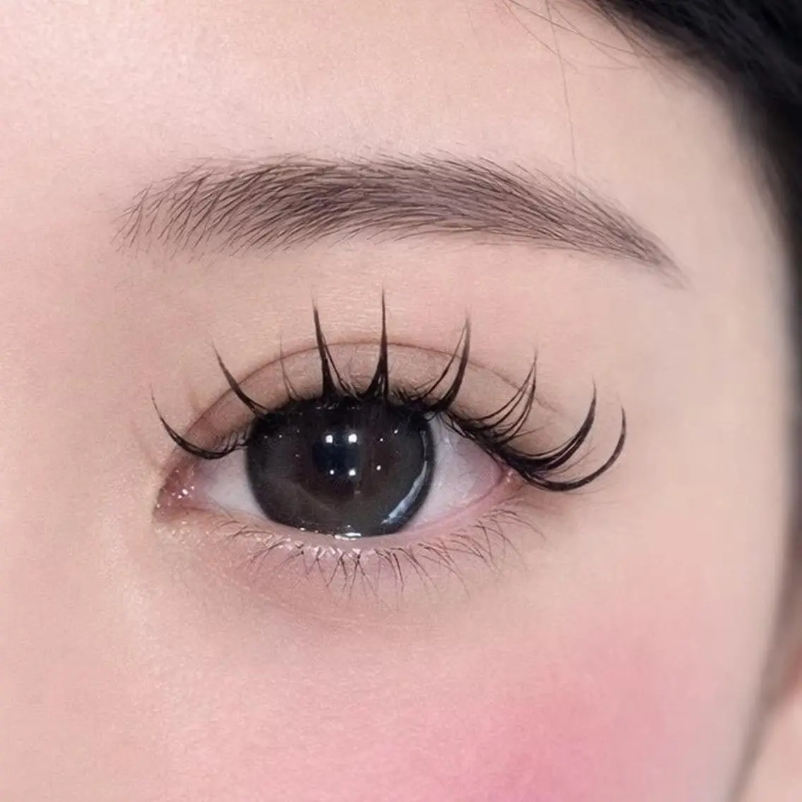 【🎀フラットラッシュ120本🎀】オフ込み、コーティング付き✨LED変更可+500円の写真