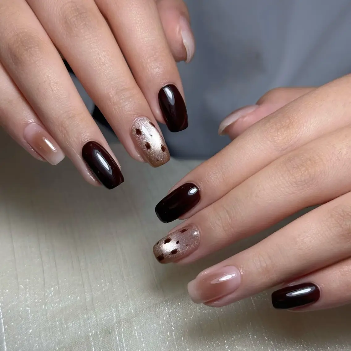ネイル 持ち込み ワンホンネイル VV  Nail salonのネイルデザイン