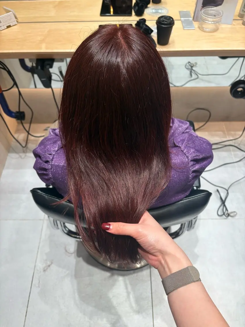 ロング ヘアカラー トリートメント 🌻花音🌻メンズ /艶カラー/Wカラーのヘアスタイル