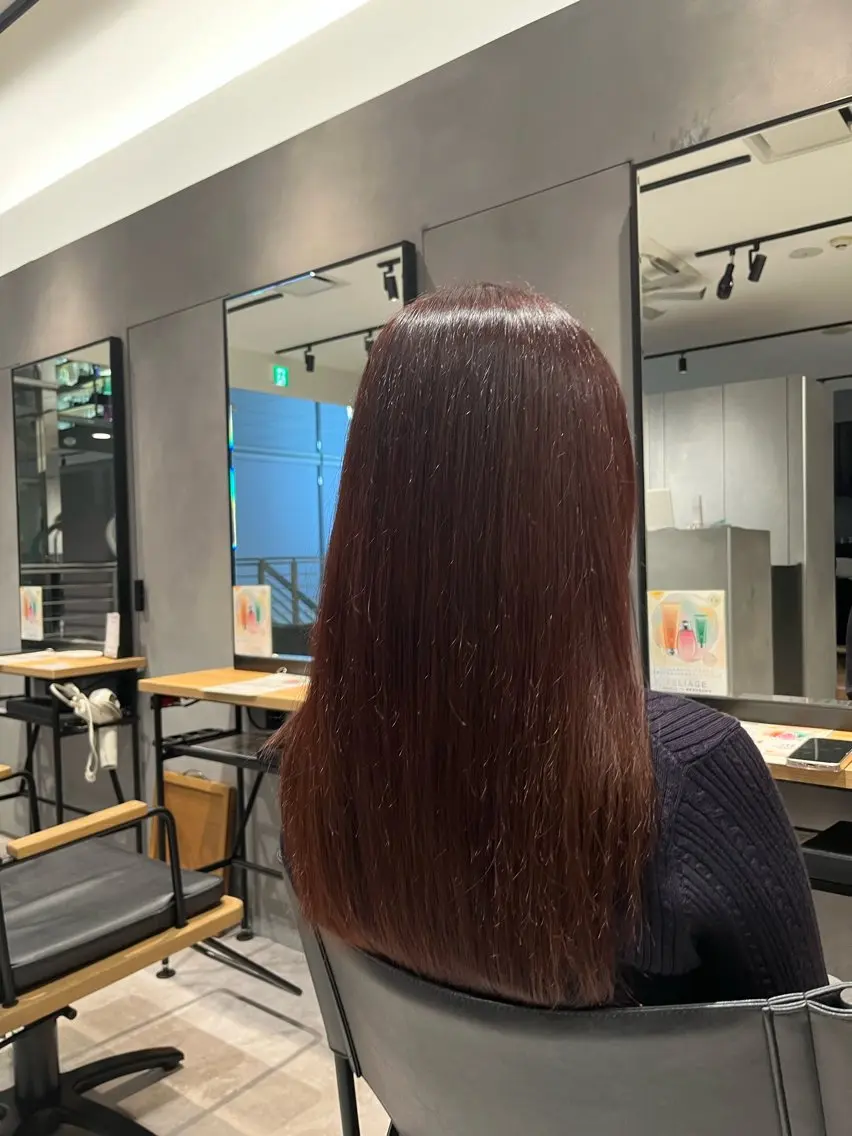 ロング カラー 久野 竜慈のヘアスタイル
