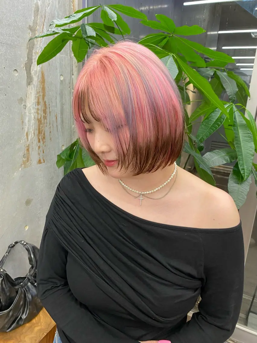ショート カラー 🌈艶ハイトーン特化 🌈NOZOMUのヘアスタイル