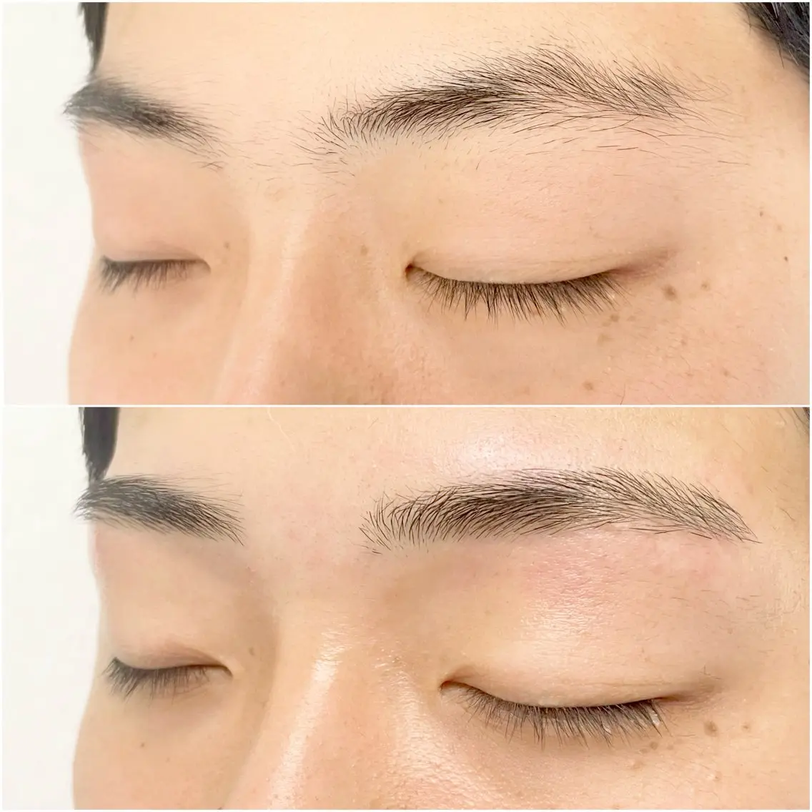 メンズ アイブロウ ワックス脱毛 眉カット Reve. 本厚木のマツエク・マツパデザイン