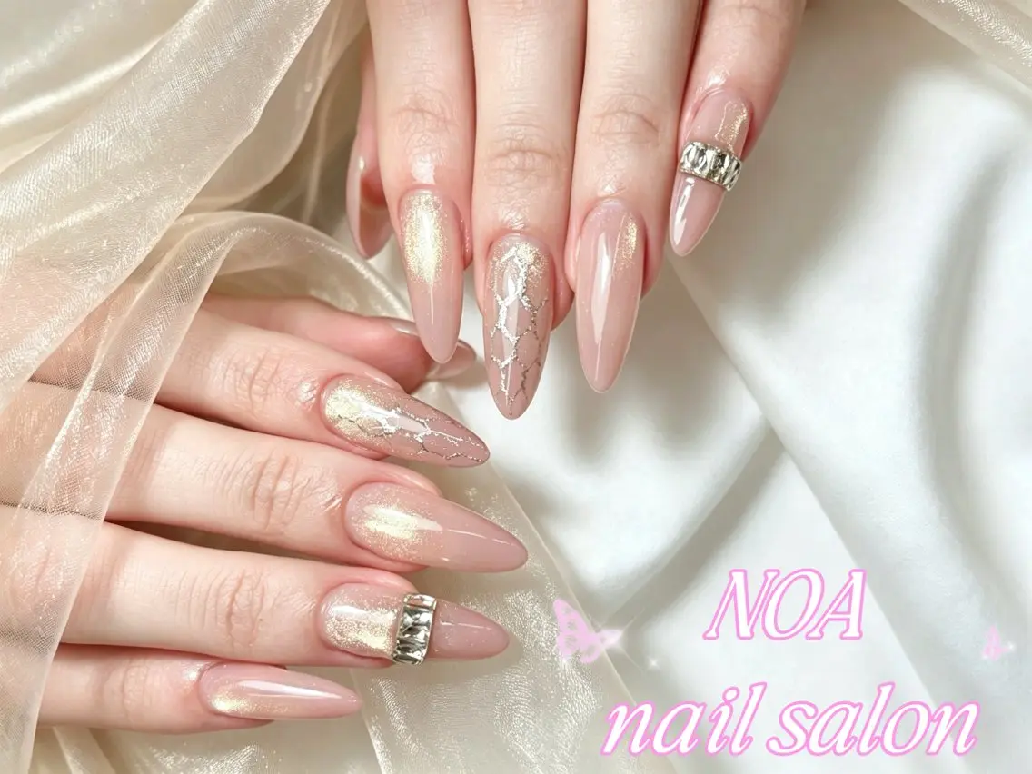 ロング ハンドネイル Noa Nail みつきのネイルデザイン