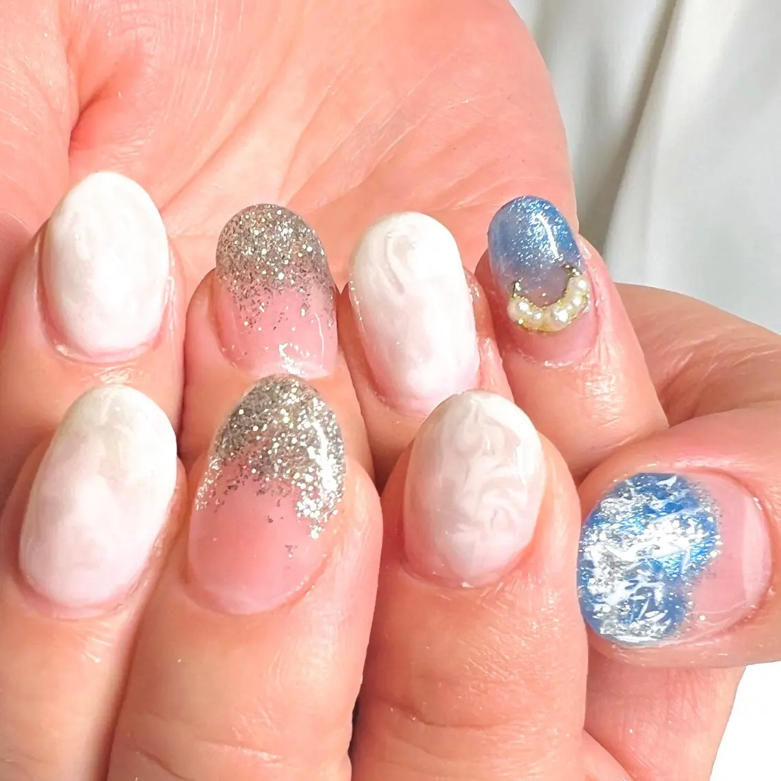 ミディアム ハンドネイル Nail Salon midnightのネイルデザイン