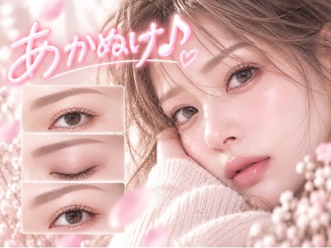 フラットラッシュマツエク80本の写真