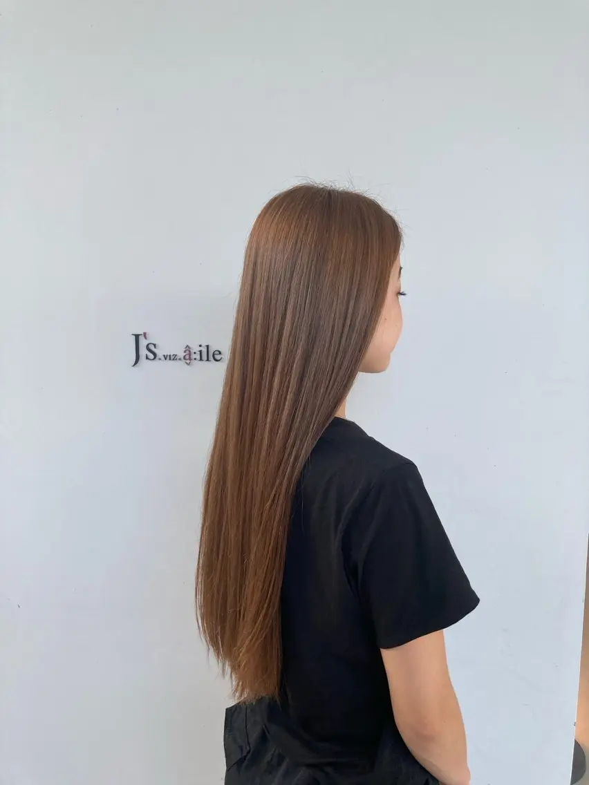カラー 福井 なつきのヘアスタイル
