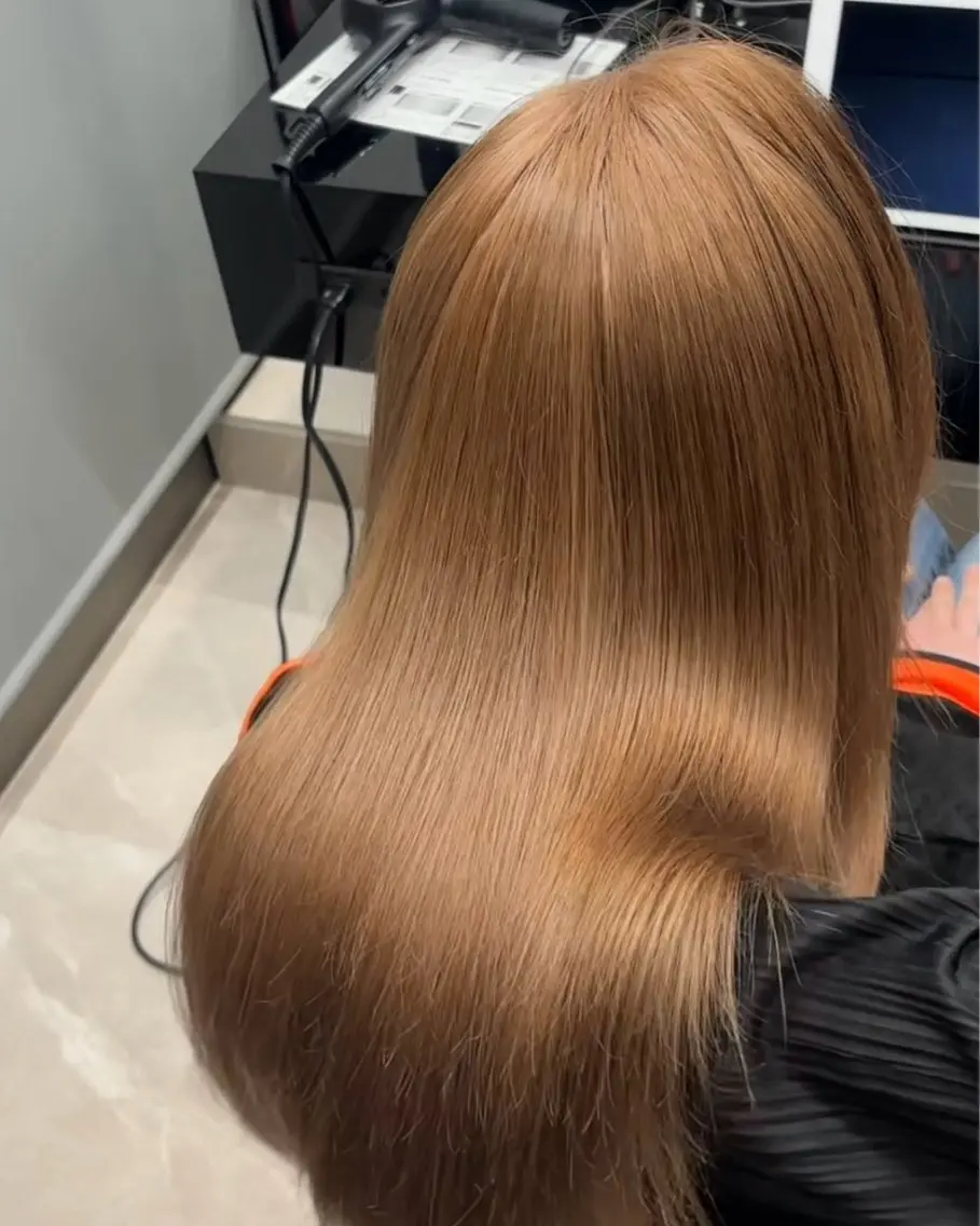 ブリーチなしダブルカラーの写真