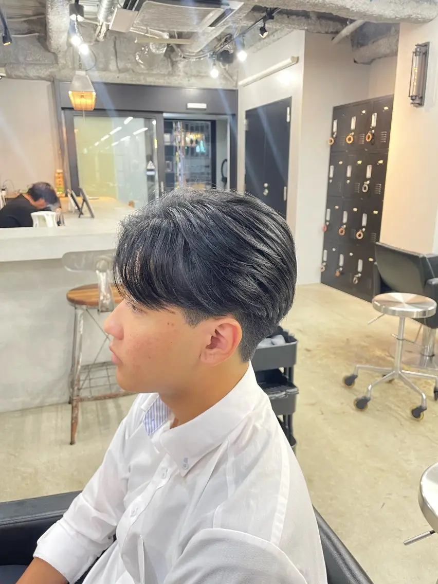 ロング カラー カット パーマ トリートメント ヘアセット 新宿/韓国ヘア/ 髪質改善ストレートのヘアスタイル