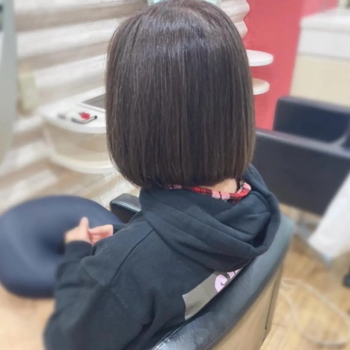 ミディアム カラー 髪質改善 カット トリートメント KON|ごまかさない 艶。酸熱×精密カットのヘアスタイル