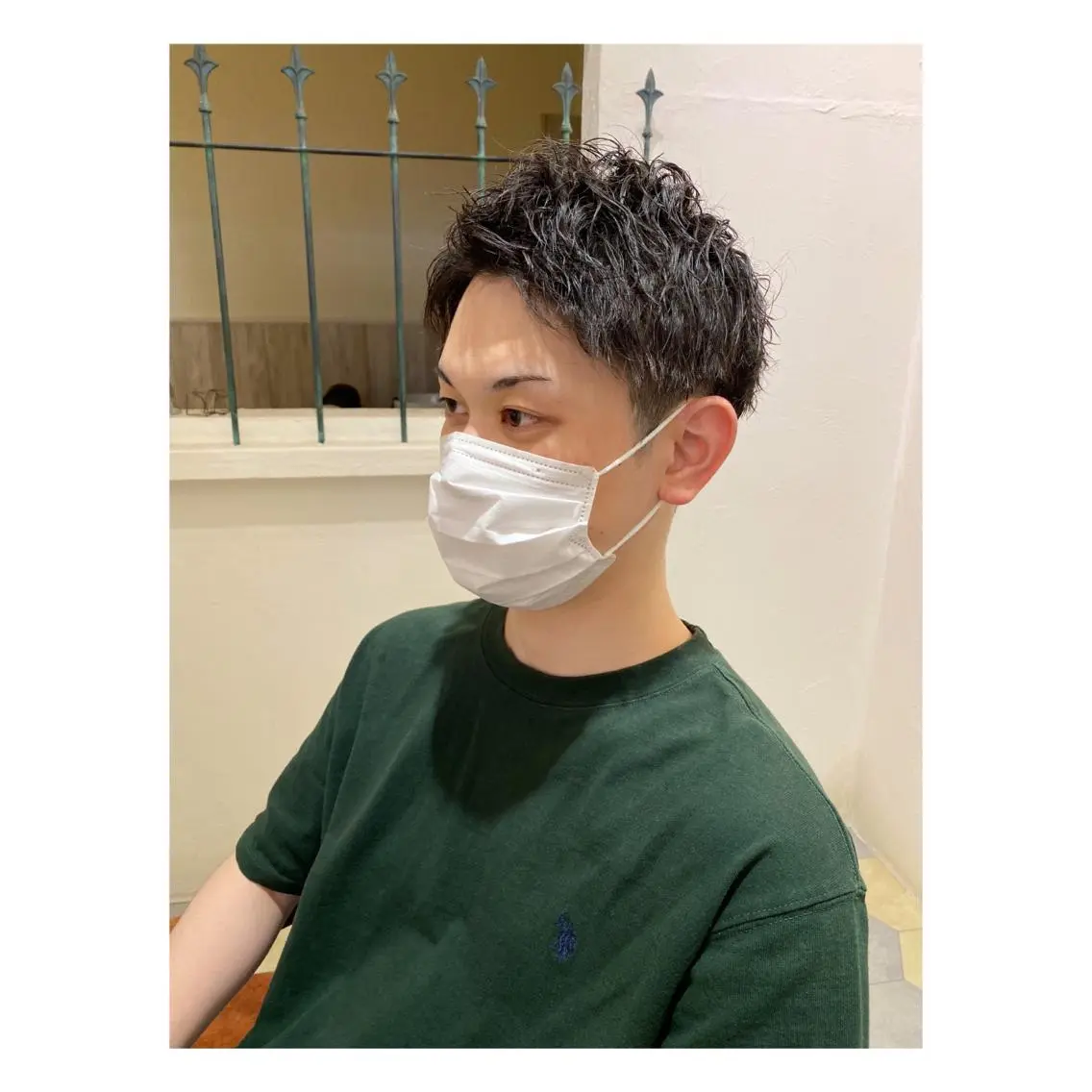 パーマ メンズ カット パーマ 菊池大一 溝の口パーマのヘアスタイル