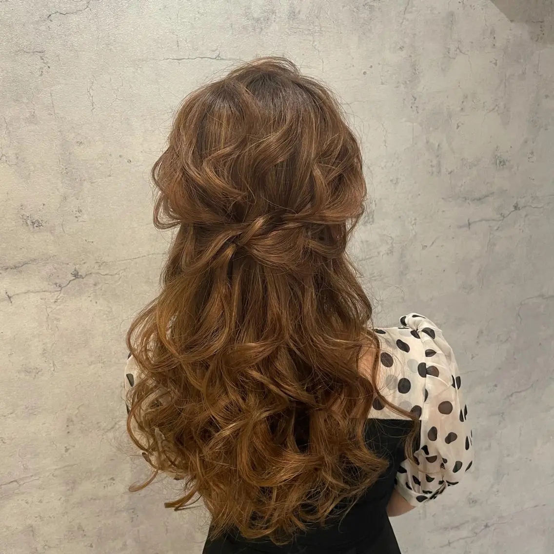 ロング ヘアアレンジ ヘアセット 【カメレオン】 上村 祥子のヘアスタイル