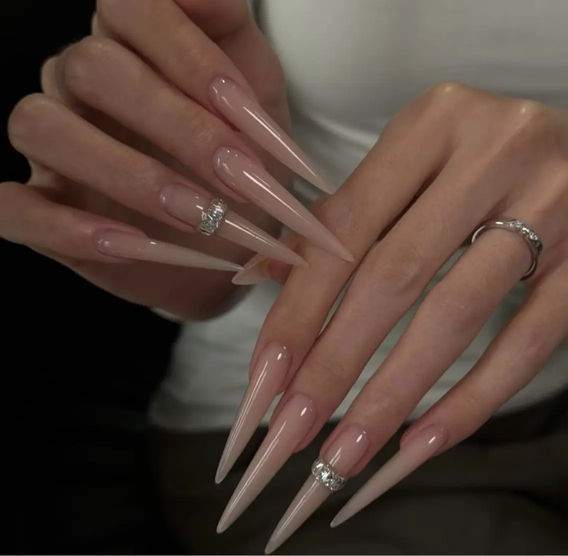 ネイル アートネイル 韓国ネイル 持ち込み ワンホンネイル ハンドネイル Lenie Nail Salonのネイルデザイン