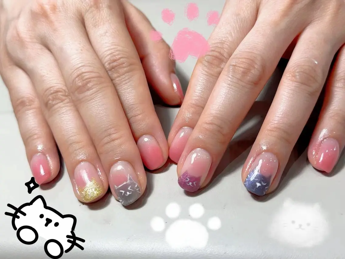 ネイル ハンドネイル WO MIAO💎のネイルデザイン
