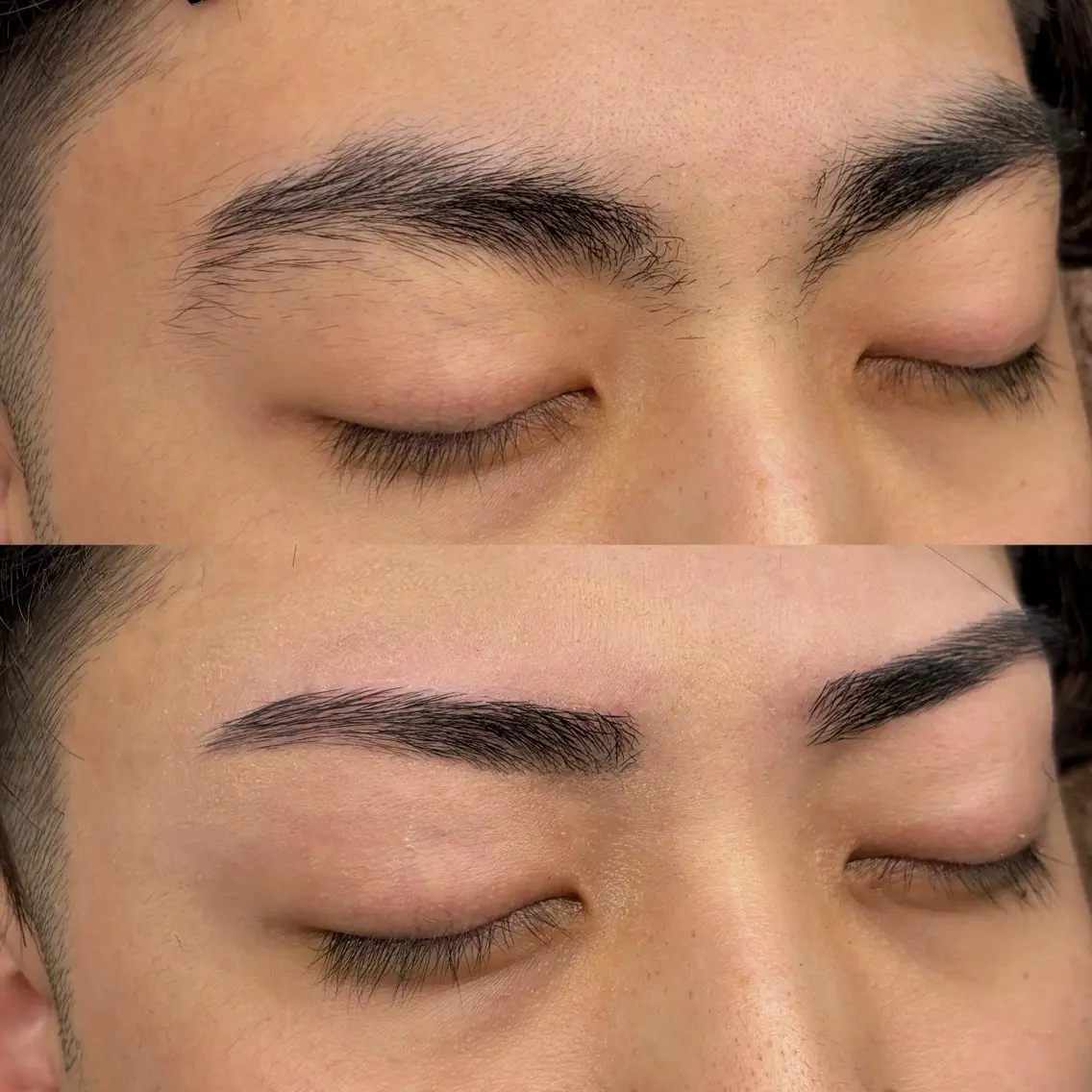 メンズ アイブロウ メンズアイブロウ 眉毛ワックス脱毛 white  eye あかりのマツエク・マツパデザイン