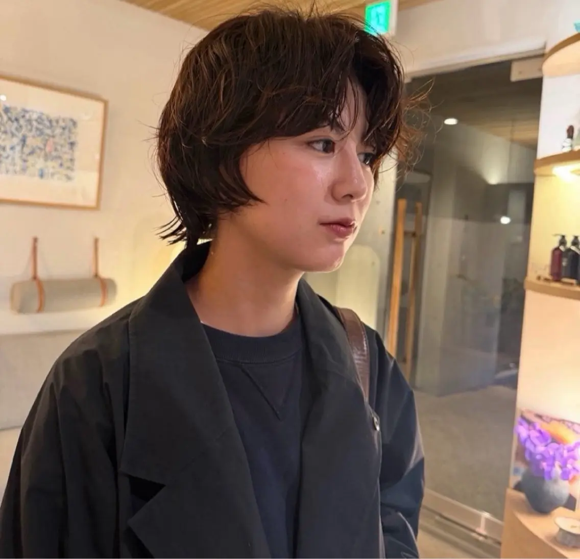 ショート カット パーマ ボブパーマ🥣KON コンナツミのヘアスタイル