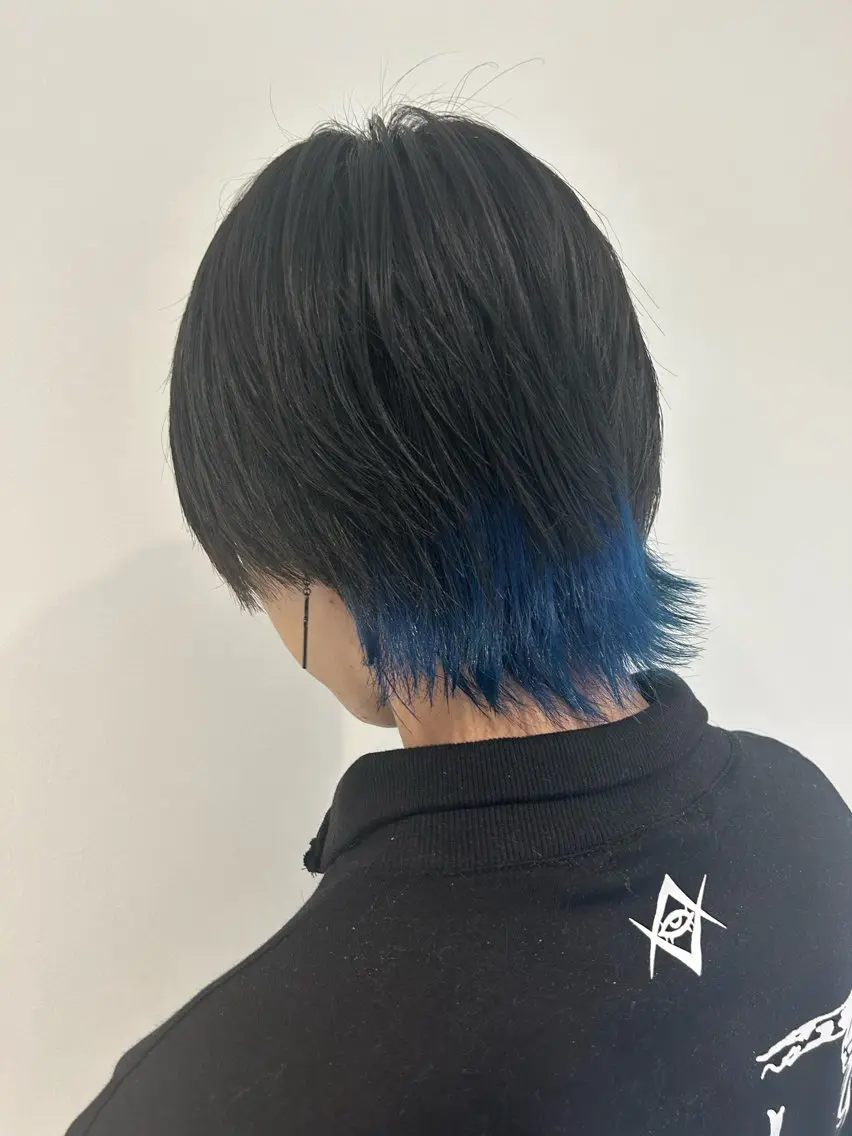 カラー メンズ メンズインナーカラー メンズウルフカット インナーカラー ウルフカット 🐺青木光太朗 ウルフ/レイヤー🐺のヘアスタイル