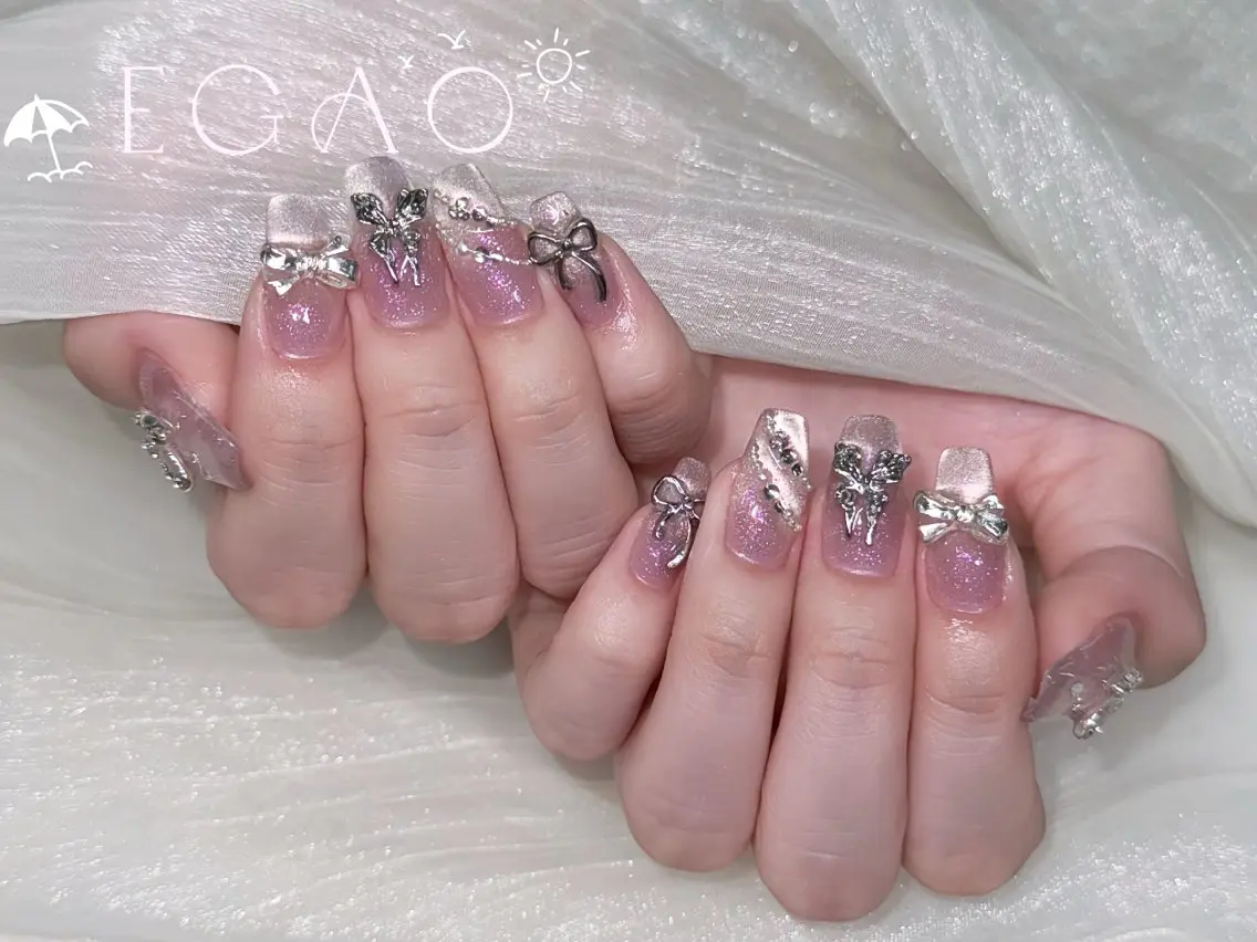 ネイル アートネイル フットネイル フレンチネイル ジェルネイル グラデーション ハンドネイル EGAO NAIL 錦糸町店のネイルデザイン