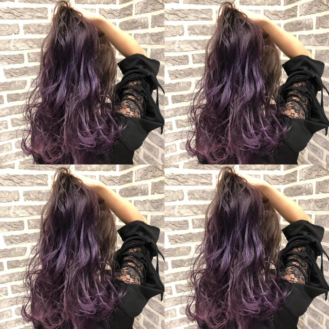 セミロング カラー グラデーションカラー 飯田 祥哉のヘアスタイル