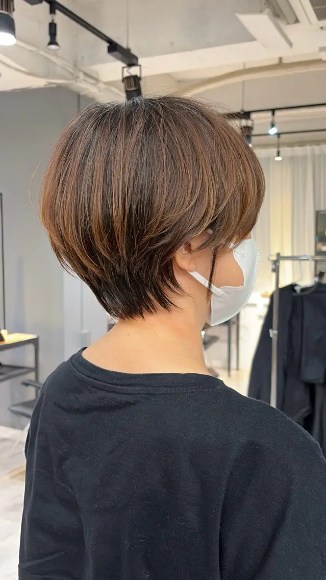ショート 久保 佳乃のヘアスタイル
