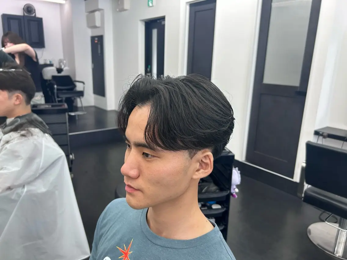 パーマ メンズ カット パーマ 1週間限定メンズパー マ🔥5060~🔥のヘアスタイル