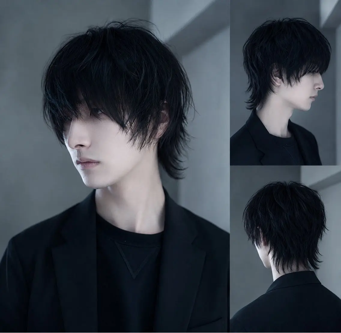 ショート レイヤーカット ウルフカット 玉村 直也のヘアスタイル