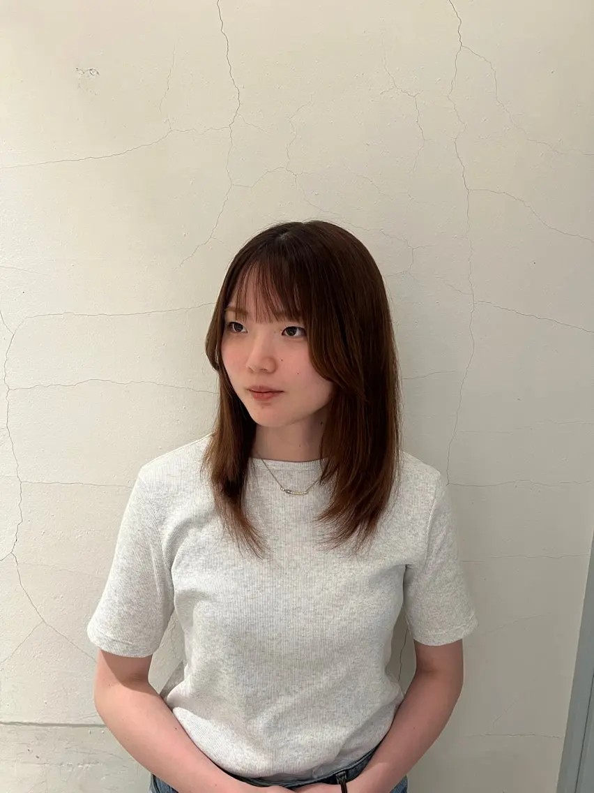 ミディアム カット FLYCKA minoru🪐のヘアスタイル