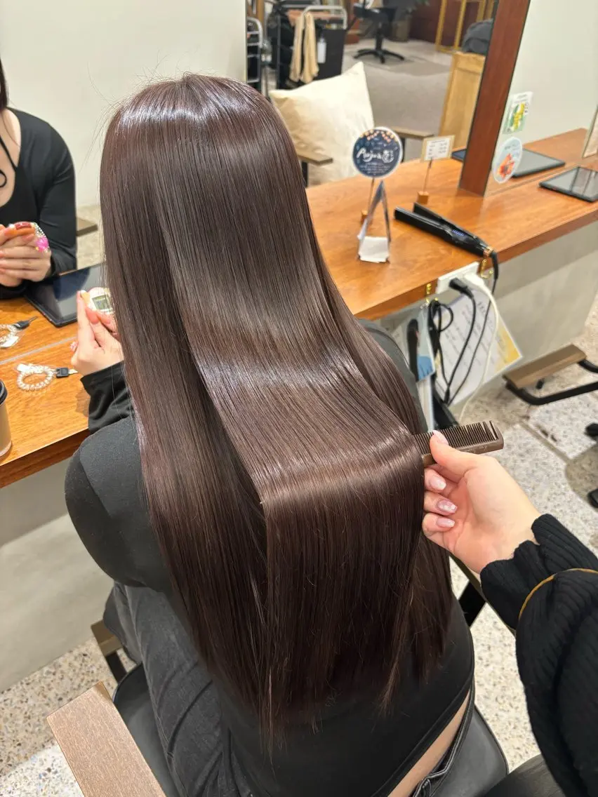 ロング 髪質改善 三宅 美帆のヘアスタイル