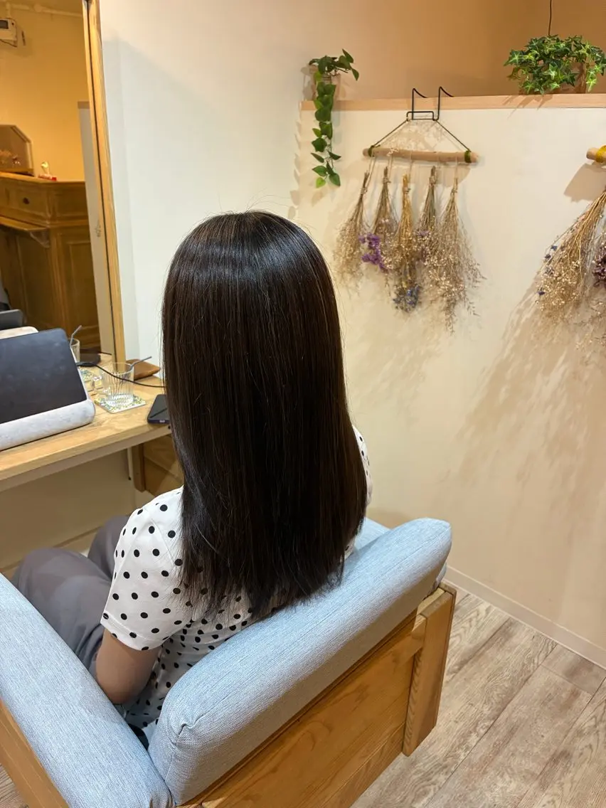 ミディアム カラー ハイライトカラー ハイライト ヘアカラー 席数2席プライベート /マンツーマンサロンのヘアスタイル
