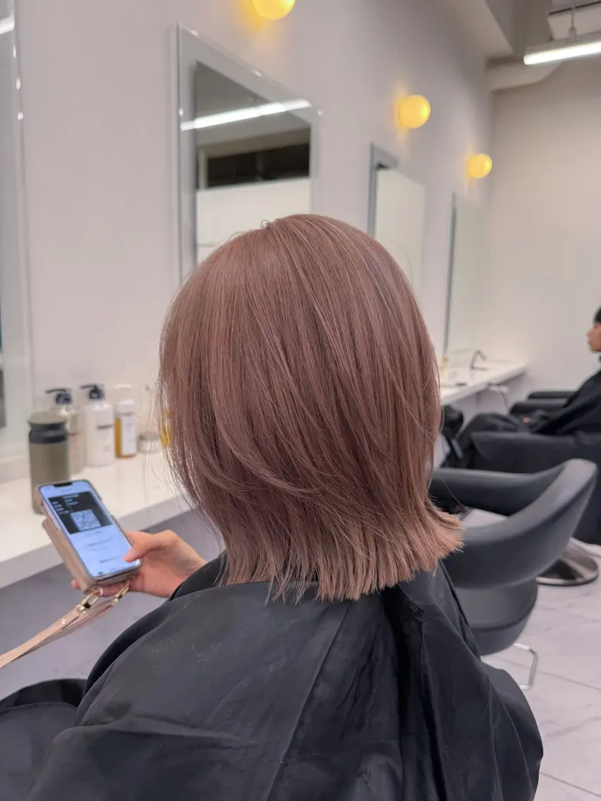カラー ヘアアレンジ Over hair_ misakiのヘアスタイル