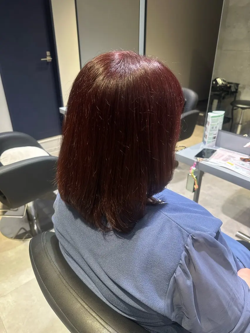 カット＋ヘアカラーの写真