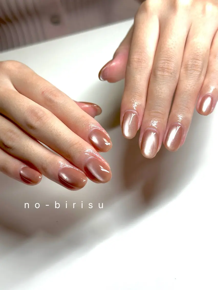 ミディアム ハンドネイル no-birisu nailのネイルデザイン