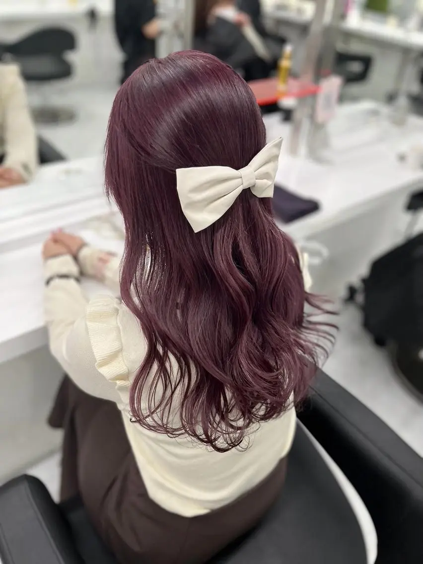 【✨1日2名様限定✨】🎀結んでも可愛い顔周りカット✂️🎀の写真