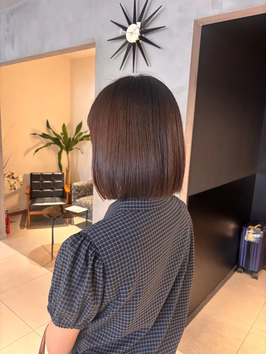 ショート 髪質改善 似合わせカット カット ヘアカラー トリートメント RABU /髪質改善 伏見/ヘアケアサロンのヘアスタイル