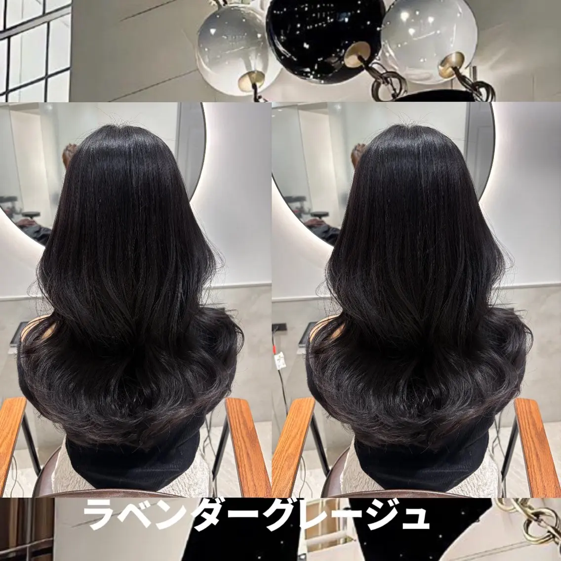 セミロング カラー ヘアアレンジ 透明感カラー グレージュ ラベンダーカラー ラベンダーグレージュ ラベンダーグレー カット ヘアカラー トリートメント 🎀トップスタイリ スト湯川響🎀のヘアスタイル