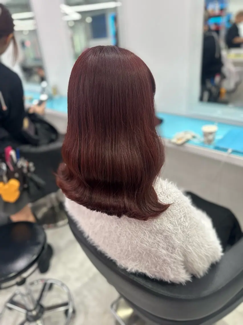 セミロング カラー ♡ダブルカラー特化♡ miyuのヘアスタイル