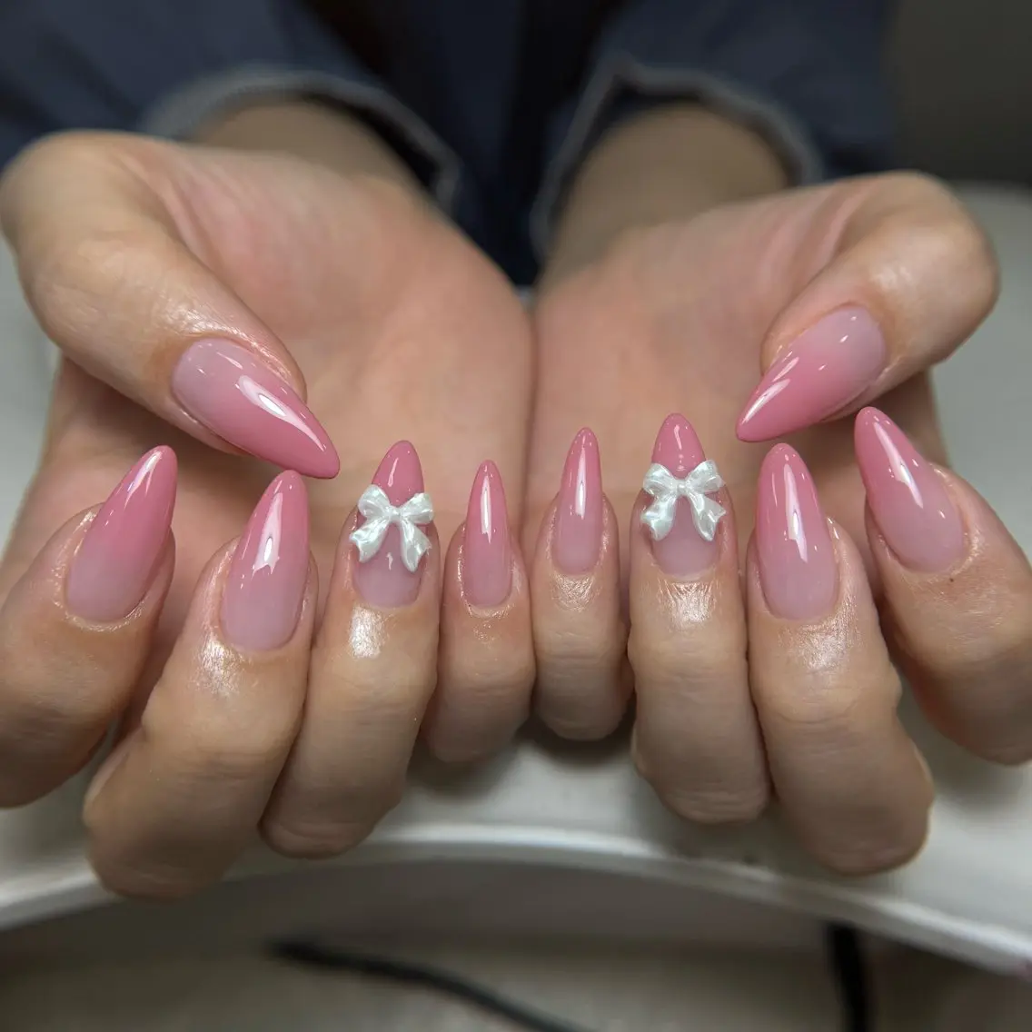 ネイル フレンチネイル グラデーション 韓国ネイル マグネットネイル シンプルネイル CoMo Nailのネイルデザイン
