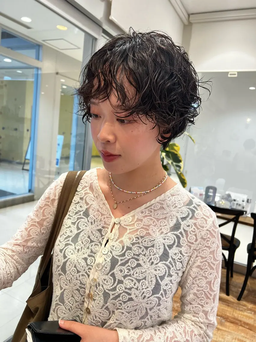 ショート パーマ marble by KENJEのヘアスタイル