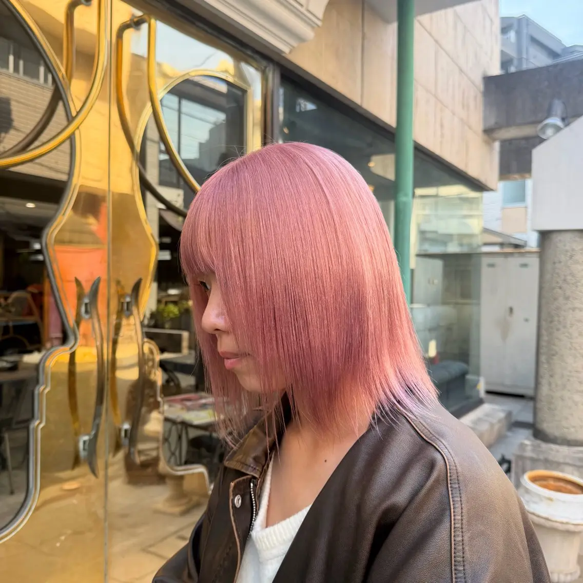 ショート ヘアカラー トリートメント ⚜️ブリーチ× 透明感✨Hayatoのヘアスタイル