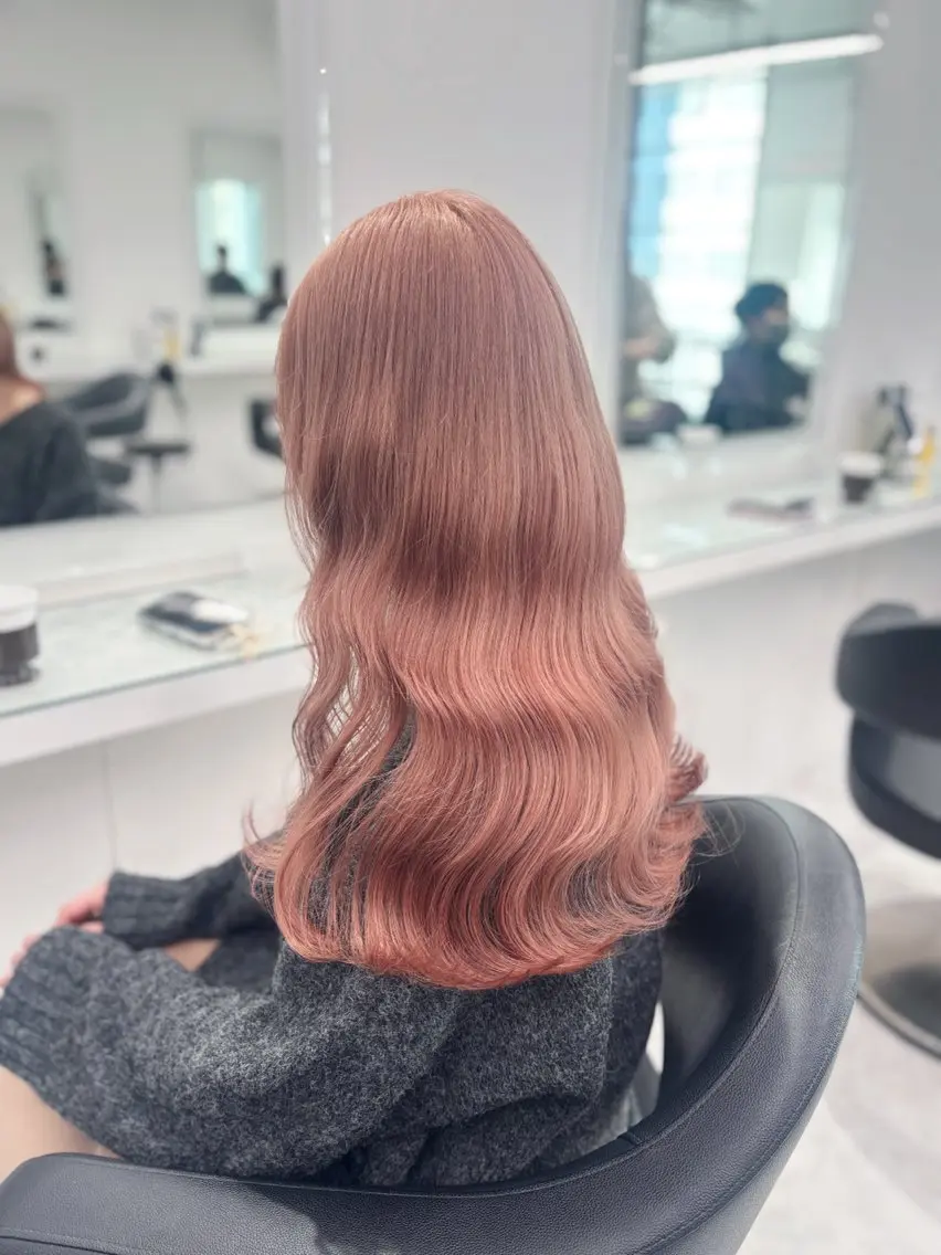 ロング カラー ヘアカラー トリートメント 💖ミルクティー💖 あかり💖のヘアスタイル